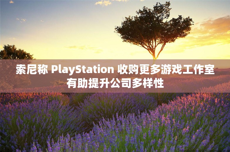 索尼称 PlayStation 收购更多游戏工作室有助提升公司多样性