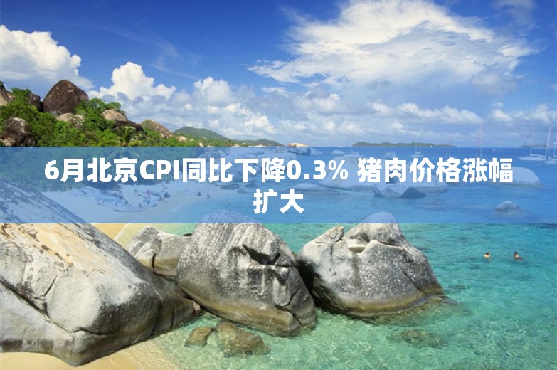 6月北京CPI同比下降0.3% 猪肉价格涨幅扩大