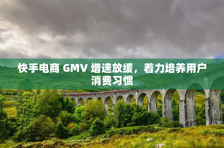 快手电商 GMV 增速放缓，着力培养用户消费习惯