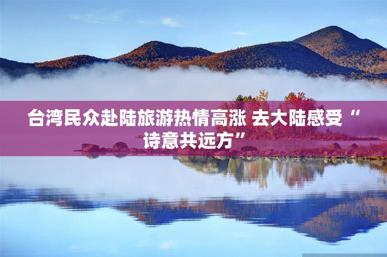 台湾民众赴陆旅游热情高涨 去大陆感受“诗意共远方”