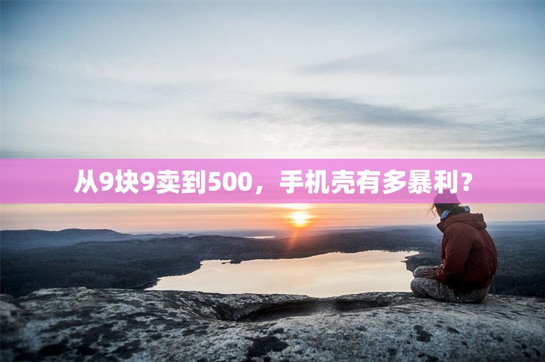 从9块9卖到500，手机壳有多暴利？